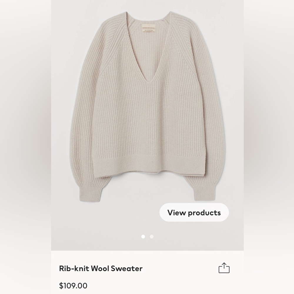 NWT H&m cashmere sweater